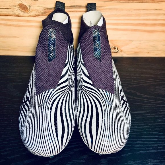 Nike Vapor Edge Pro 360 Men's Football Cleats Zebra NEW - Picture 7 of 9